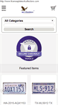 Mobile Screenshot of licenseplates4collectors.com