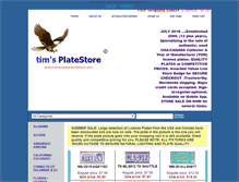Tablet Screenshot of licenseplates4collectors.com